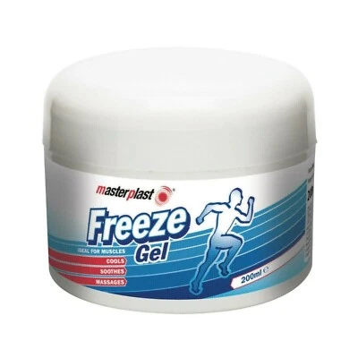 Masterplast Freeze Gel 200 ml Pain Relief Sore Muscle Cooling Soothing Cream