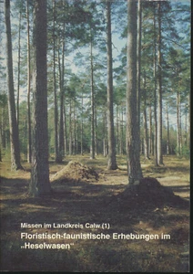 Angelika Hafner: Floristisch-faunistische Erhebungen im Heselwasen Calw (1991) - Imagen 1 de 1