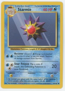 Starmie 64/102 Near Mint NM Common Base Set Pokemon Card 1999 WOTC - Picture 1 of 7