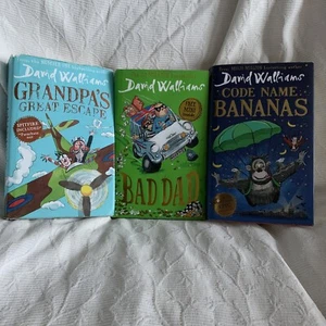 Bad Dad /Grandpa’s Great Escape/Code Name Bananas by David Walliams Hardcovers - Picture 1 of 8