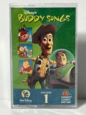 Disney's Buddy Songs Volume 1 McDonald’s Promo (Cassette Tape, 1996) New Sealed - Image 1 of 4