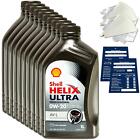 10 Liter original Shell Helix Ultra Prof AV-L 0W20 Motoröl 550048040 ACEA C5 SET