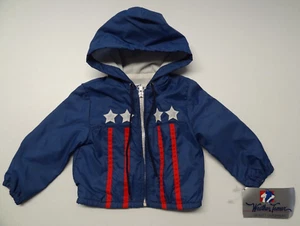 NWT Weather Tamer 18M Month VTG Made in USA Jacket Coat Hooded 70s 80s Full Zip - Picture 1 of 12