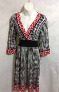 Womens AGB  Multi-Color Mid Length  Mid  Length Sleeve Dress Size 8 USA - Bild 1 von 5