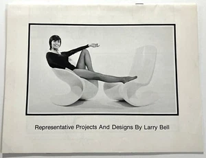 ARTIST LARRY BELL ca 1977 REPRESENTATIVE PROJECTS & DESIGNS PICTORIAL PORTFOLIO - Picture 1 of 7