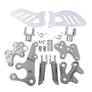 Reposapiés delantero del conductor estriberas aptas para Suzuki GSXR1000 GSXR 1000 2005-2008 2006 - Imagen 1 de 7
