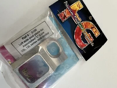 SUPER RARE Hammad Ghuman Rear Pod Plate CNC Aluminum For Associated RC10L 12L - Image 1 of 2