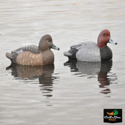 AVERY GREENHEAD GEAR GHG PRO-GRADE FOAM FILLED REDHEAD DUCK DECOYS - Image 1 of 3