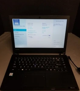 Toshiba Tecra A40-D i5-7300U 2.60GHz NO Ram No HDD Boot to BIOS, READ, AS IS - Picture 1 of 15