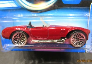 RED SHELBY COBRA 427 S/C LACE 2005 #160 HOT WHEELS 1/64 DIECAST - Picture 1 of 6