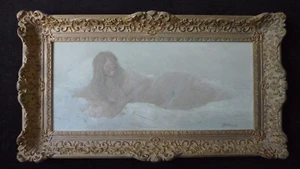 Otto Bachmann 1915-1996 - Portrait einer Dame mit Katze - Erotischer Akt - Bild 1 von 14