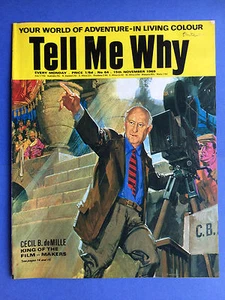 Tell Me Why - Cecil B. deMille - No.64 November 1969 - Vintage Magazine - Imagen 1 de 3