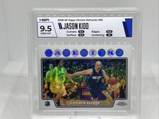 2008-09 Topps Chrome #55 Jason Kidd NBA HOF Refractor HGA 9.5 GEM MT