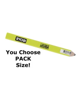 🆕 RYOBI Carpenter's / Workshop Pencil's : YOU CHOOSE PACK SIZE!! - Picture 1 of 15