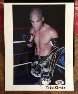 TITO ORTIZ AUTOGRAPHED SIGNED AUTO UFC PHOTO 8x10 COA PSA/DNA HUNTINGTON BEACH  - Picture 1 of 1