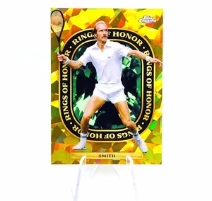 2021 Topps Chrome Tennis Sapphire Stan Smith /50 Gold Refractor Rings of Honor - Picture 1 of 14