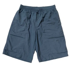 Vintage Y2K Mens NIKE Mesh Lined Swimming Trunks Sz XL Nylon Baggy Dark Grey - Picture 1 of 17