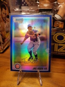 2010 Bowman Chrome Prospects JAE-HOON HA BCP85 Blue Refractors /250 Chicago Cubs