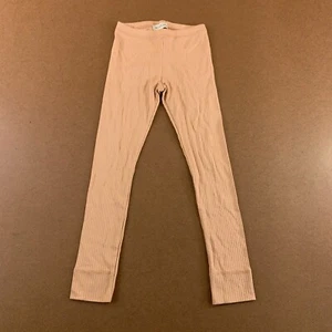 Koalav Toddler Girls Size 5 Fitted Tan Rib Knit Pajama Pants NWT - Picture 1 of 6