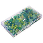 Glass Colorful Boxed Diy Earrings Necklaces And Bracelets (Green) Beads Mini