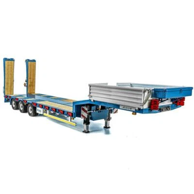 LESU Metal Hydraulic Painted Lifting Tailboard Trailer RC Tractor Truck Model - Image 1 of 4