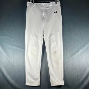 Under Armour Youth Baseball Pants Size YXL Polyetser White - Picture 1 of 19