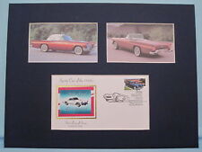 The 1955 Ford Thunderbird aka T-Bird & First day Cover