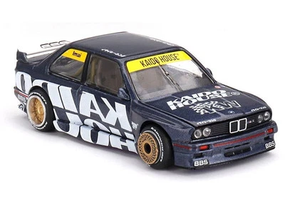 BMW M3 (E30) - KAIDO Works V1 - blue - Mini GT 1:64