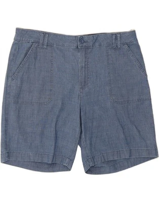 LEE Womens Mid Rise Regular Fit Chino Shorts US 16 2XL W38  Blue Cotton TD06 - Image 1 of 4