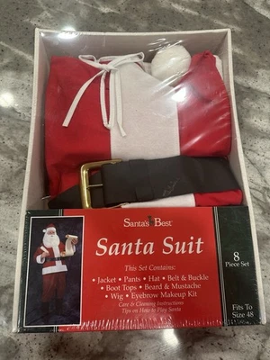 De Colección El Mejor Traje de Papá Noel Adulto Talla Única Hasta Talla 48 Disfraz de Navidad Foto 1 de 4