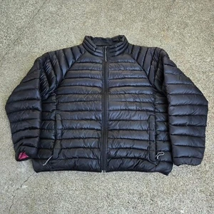 Vtg 90s SOLSTICE Small Tonal Logo Hiking Outdoors Down Fill Puffer Jacket 2XL - Picture 1 of 8