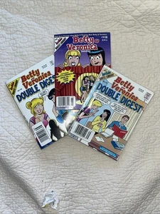 Betty und Veronica Digest und Double Digest Menge 3 - #138, #185, & #79 - Bild 1 von 16