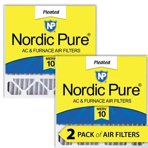 20x20x5 (4 3/8) Honeywell/Lennox Replacement MERV 10 Air Filters 2 Pack - Picture 1 of 7