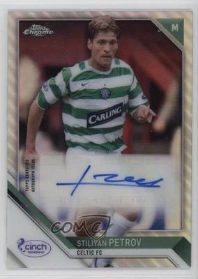 2021-22 Topps Chrome SPFL Scottish Premier League Stiliyan Petrov #CA-SP Auto - Image 1 of 2