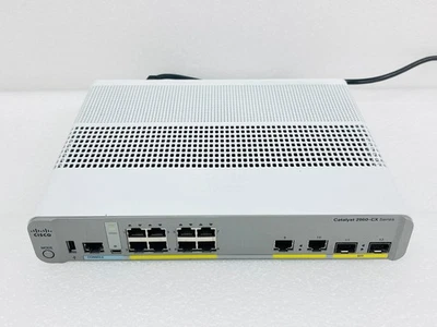 USED - Cisco WS-C2960CX-8TC -L- 12 Ports Fully Managed Ethernet Switch - Image 1 of 4