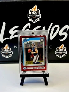 2024 Panini Donruss - Rated Rookie Caleb Williams #327 Red Pandora Prizm (RC) - Picture 1 of 2