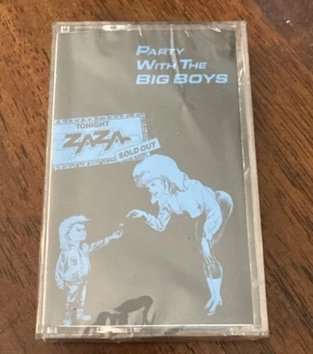 ZaZa Party With The Big Boys 1991 Demo Tape Cassette Ohio Hair Metal Glam Sealed - Image 1 of 3