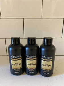 (3) Champú hidratante de lujo rico en humedad TRESemme 3 oz. ea. - Tamaño de viaje - Imagen 1 de 3