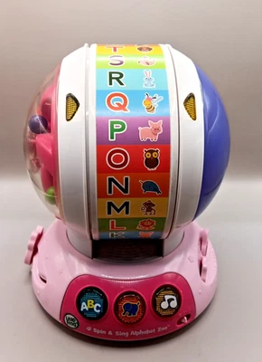LeapFrog Spin & Sing Alphabet Zoo Learning Toy Pink - Image 1 of 4
