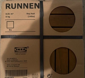 47 Ikea Runnen Terassenfliesen Holzfliesen - Bild 1 von 2