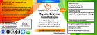 Trypsin : Proteolytic Enzyme Capsules High natural potency of Enzymes