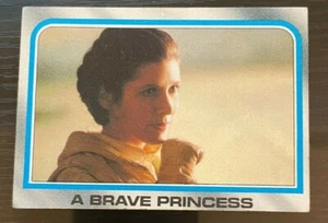 1980 Topps Star Wars Empire Strikes Back #192 A BRAVE PRINCESS - PRINCESS LEIA - Picture 1 of 2