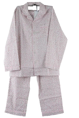 Petite Plume Girls' Sweethearts Pajama Set 12 White/Pink NWT - Image 1 of 4