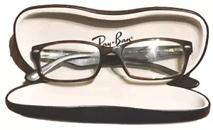 Occhiali da vista Ray-Ban montatura autentica RB 5206 2445 54 18 145 MM verde tartaruga - Foto 1 di 10