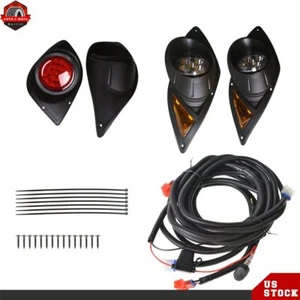For Yamaha Drive G29 2007-up Golf Cart Headlight & Tail Light All LED Light Kit - Picture 1 of 7