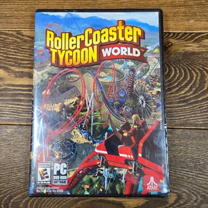 Roller Coaster Tycoon World (PC) DVD-Rom Windows Juego de Computadora Atari ESRD Nuevo - Imagen 1 de 4