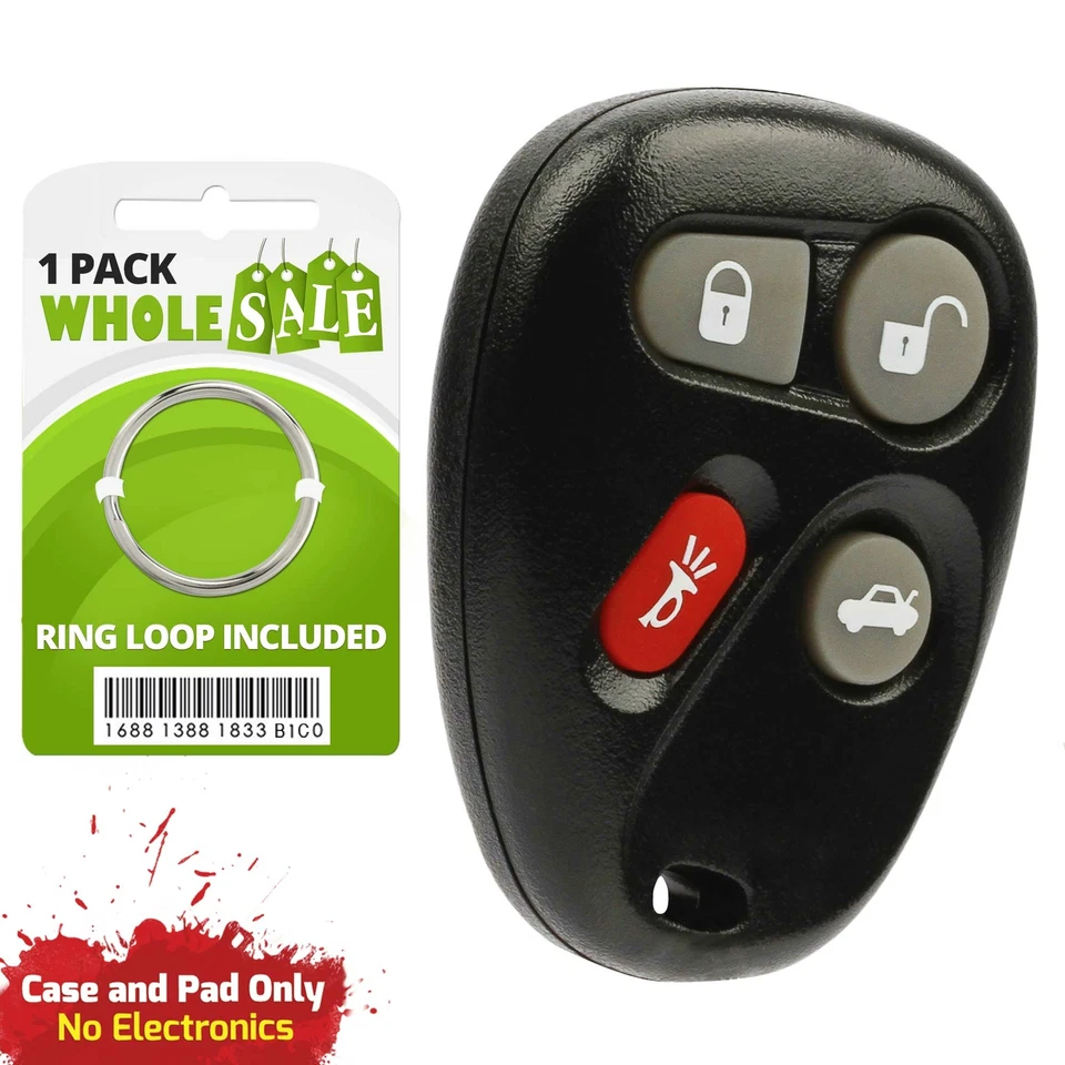 Replacement For 2001 2002 2003 2004 2005 Pontiac Grand AM Key Fob Shell Case Foto 1 de 3