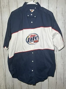 Rusty Wallace #2 Shirt XL Miller Light NASCAR Winners Circle Vintage 90s Bud - Picture 1 of 9