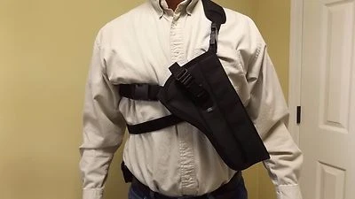 Black / CAMO CHEST Shoulder Holster RUGER REDHAWK 5", 7-1/2, 9.5" barrel w Scope - Image 1 of 4