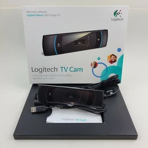 Logitech TV Cam Webcam HD 720 Widescreen Video Calling OPEN BOX Skype Zoom - Picture 1 of 8